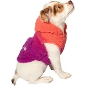 Justice Hoodie for Pets Ombre Sherpa Pullover Dog Puppy‎ Extra Large XL NWT